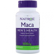 Тестобустер NATROL Maca  500 mg 60 капсул