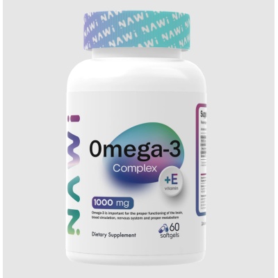  NAWI Omega-3 Complex + E 1000 1000  60 